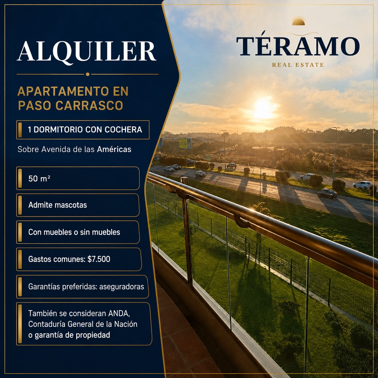 Apartamento 1 dorm. en Ciudad de la Costa