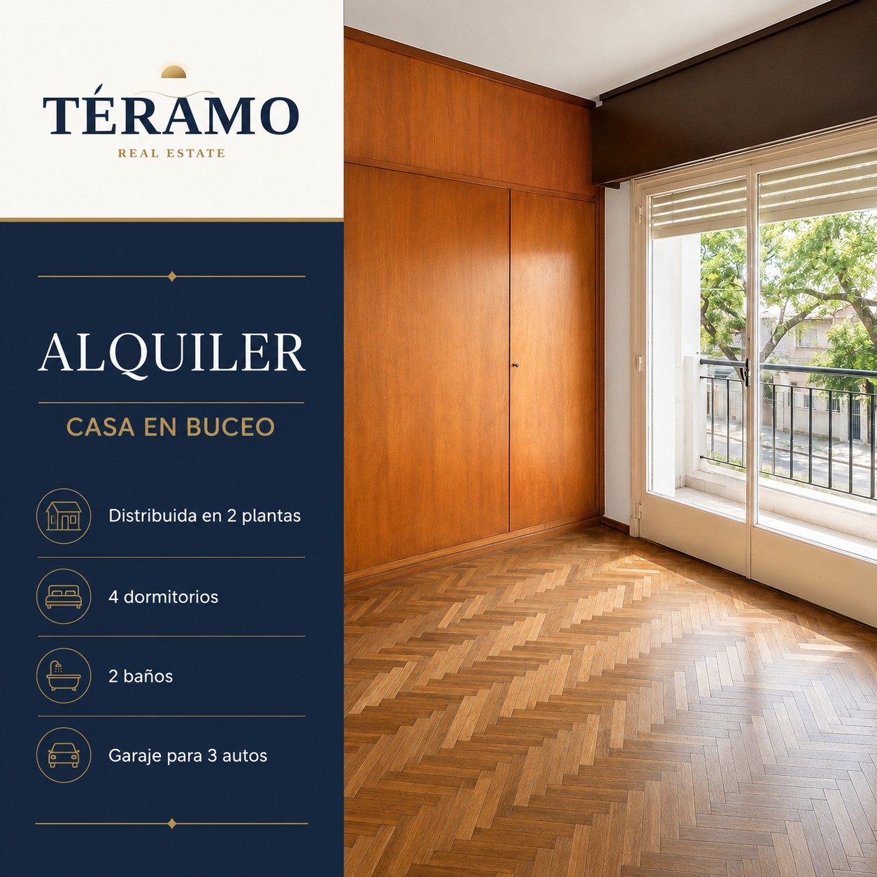 Casa 4 dorm. en Buceo